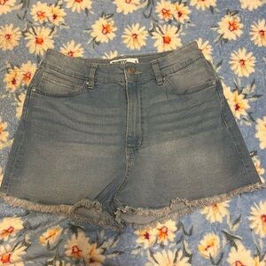 refuge denim jean shorts